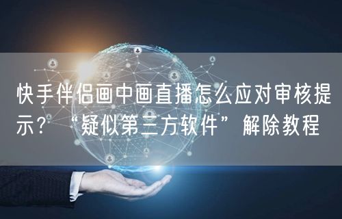 快手伴侣画中画直播怎么应对审核提示？“疑似第三方软件”解除教程