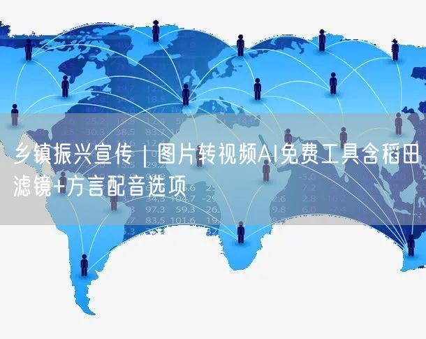 乡镇振兴宣传|图片转视频AI免费工具含稻田滤镜+方言配音选项