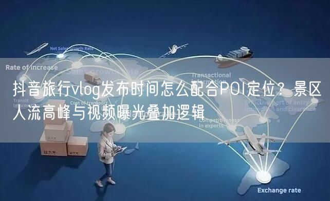 抖音旅行vlog发布时间怎么配合POI定位?景区人流高峰与视频曝光叠加逻辑